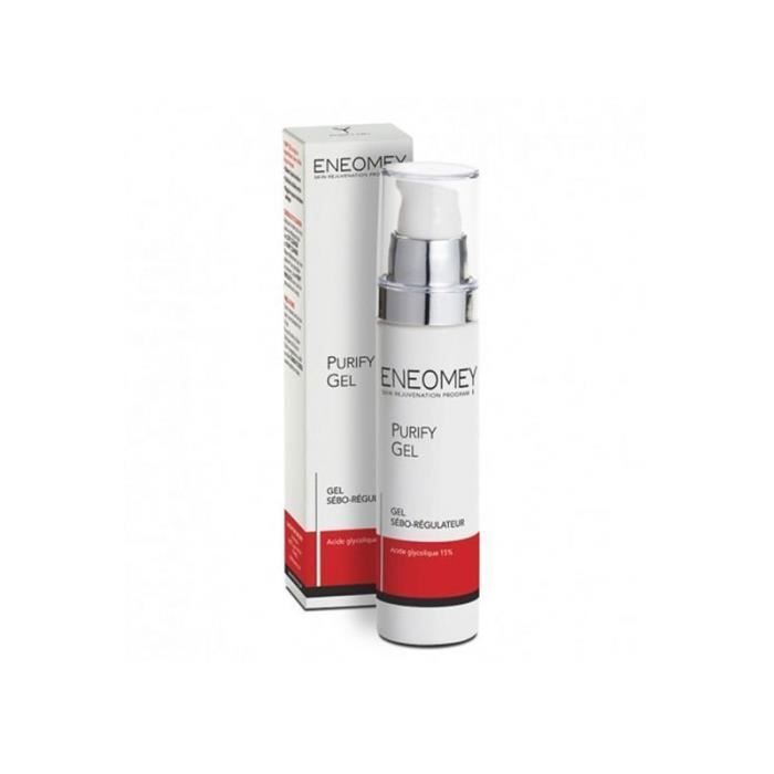 Gel Sébo-Régulateur - ENEOMEY - Purify - 30ml - Peaux Grasses - Sans Parabène