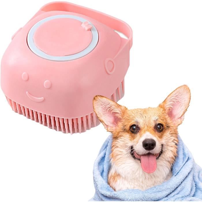 Brosse De Bain Pour Chien, Brosse Pour Laver Les Chiens, Brosse Masseur Chien, Bain Pour Chats Et Animaux Domestiques, Bros[x330]
