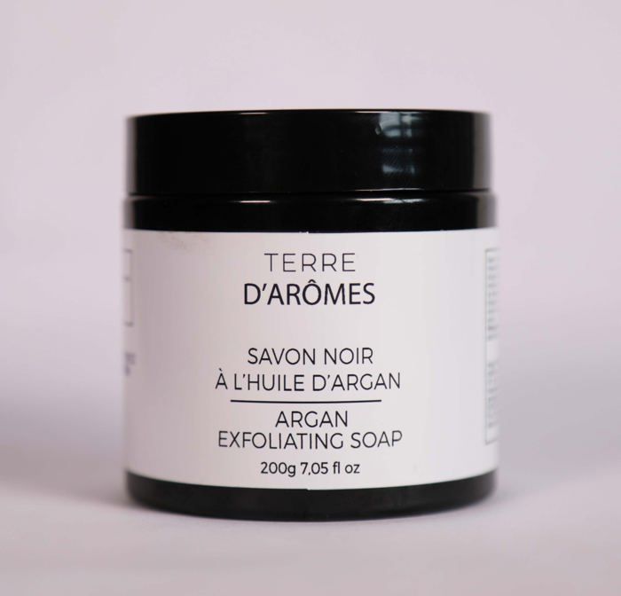 SAVON NOIR HUILE ESSENTIELLE D'ARGAN 200g