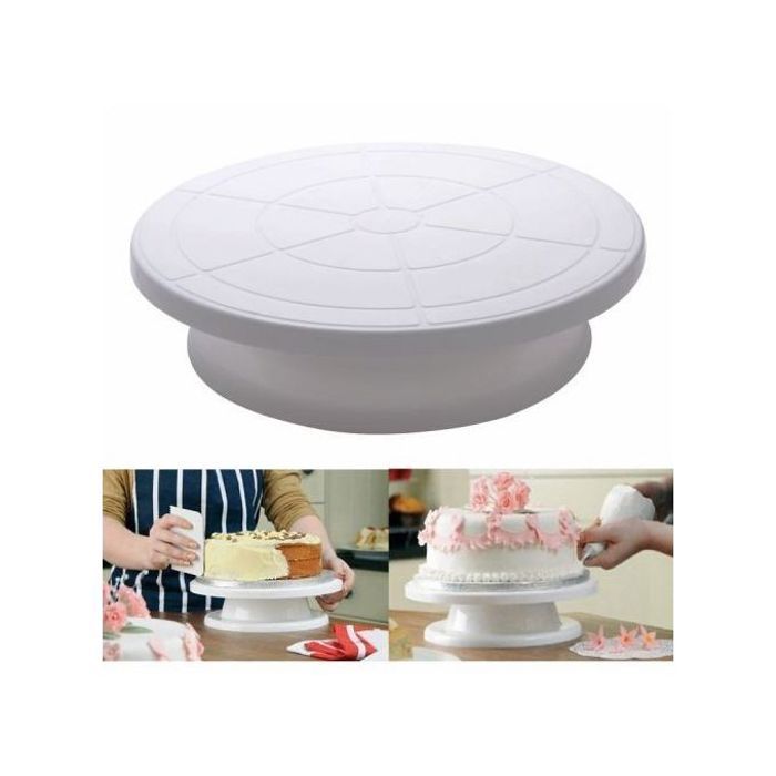 Plateau tournant à gâteau