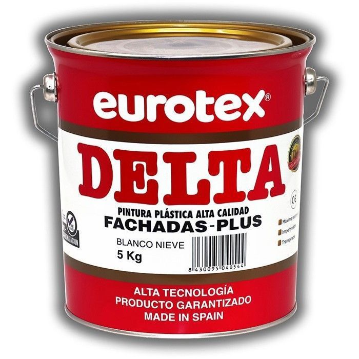 Peinture - DELTA FACHADAS PLUS - 5KG - Mat - Acrylique - Blanc