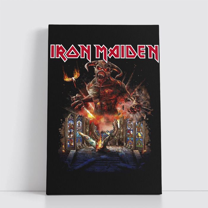 Tableau Rock sur Toile – Affiche Murale 25x40 cm Groupes de Rock Légendaires et Modernes 209