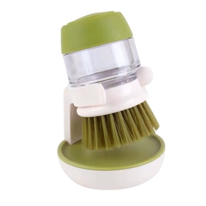 Brosse à vaisselle avec nettoyage liquide d'évier de casserole