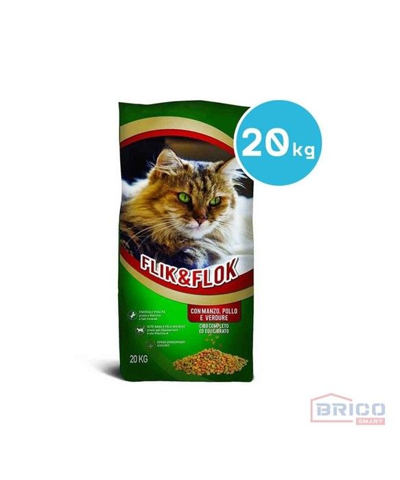 Croquettes pour chat Flik & Flok (20kg) MORANDO