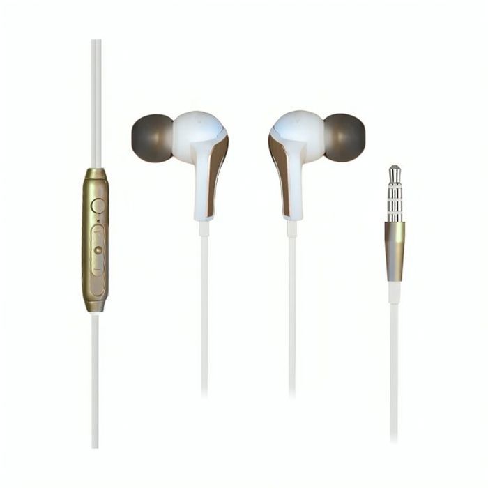 Écouteurs Super Bass de haute qualité intra-auriculaires - GOLD - GJ-376