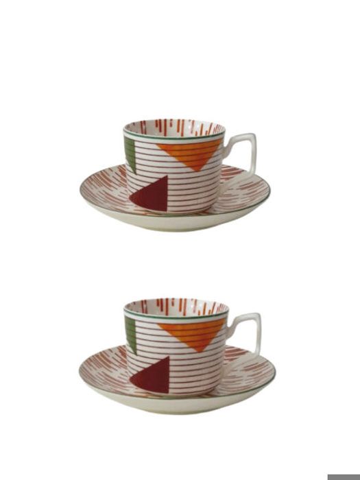 2 Tasses à Thé Hippodrome