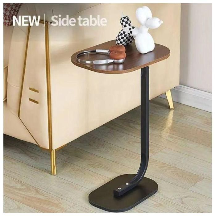 Table d’appoint moderne bois métal salon chambre canapé lit
