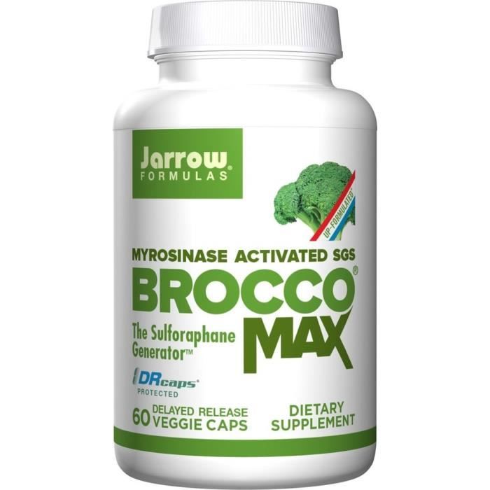 Jarrow Formulas Extrait de graines de brocoli broccomax (60 gélules) BI3325
