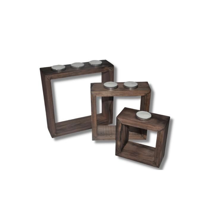 SUPPORT BOUGIE TRYPTIQUES +6 BOUGIES OFFERTES