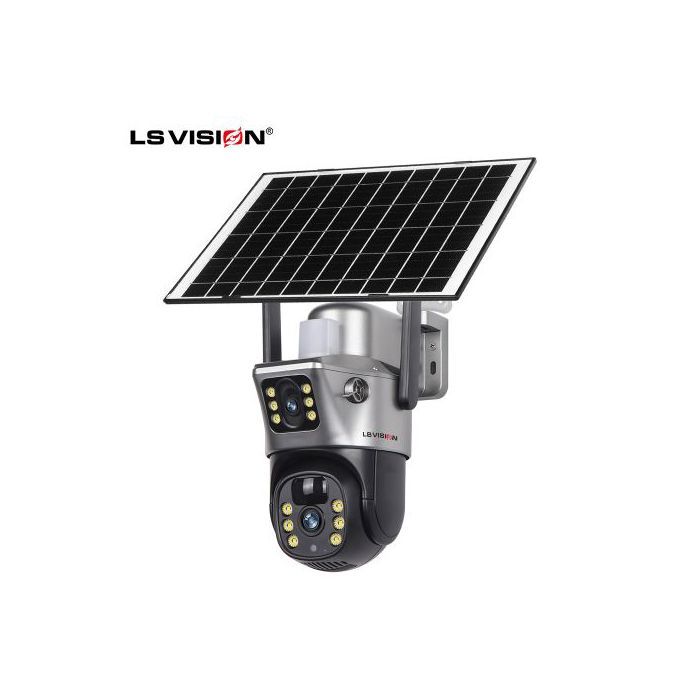 Caméra de Surveillance Solaire 8MP 4G avec panneau solaire
