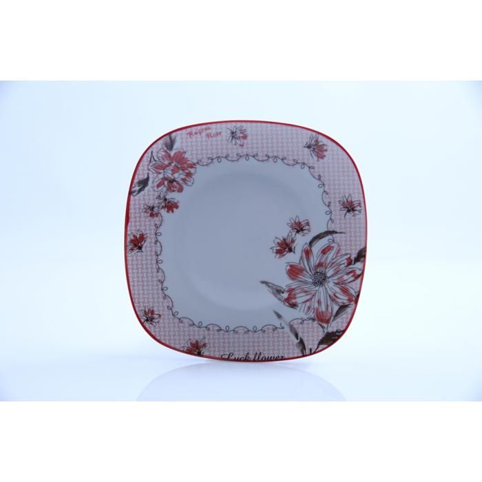 Assiette Plate - GENERIC - 7.4SSFP-A - Porcelaine - 18,7cm - Compatible lave-vaisselle