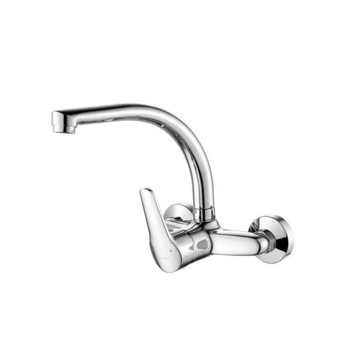 Faucet Robinet mitigeur cuisine mural brillant ;robinet cuisine