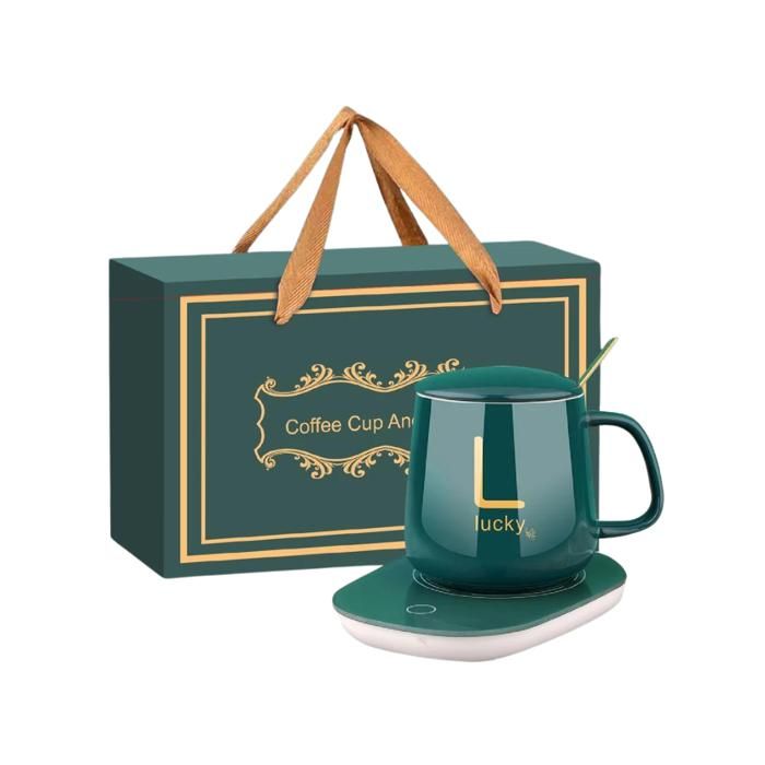tasse à café verte avec sous-tasse