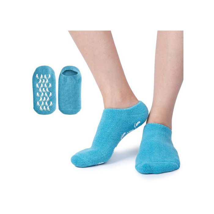 Chaussettes de Gel Hydratantes, Soins pour Pieds Sèches et Talons Fissurés