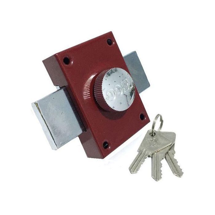 Verrou de porte à bouton