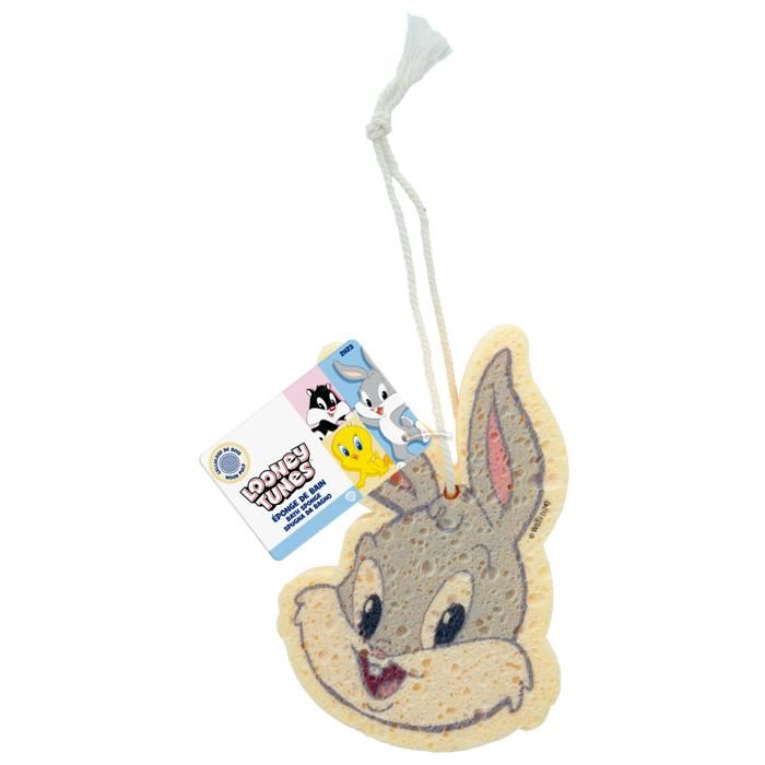 Eponge Cellulose de bois forme BUGS BUNNY