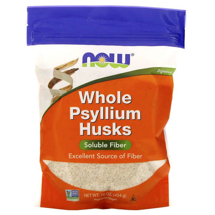 Now Foods Enveloppes de psyllium entières,454 g