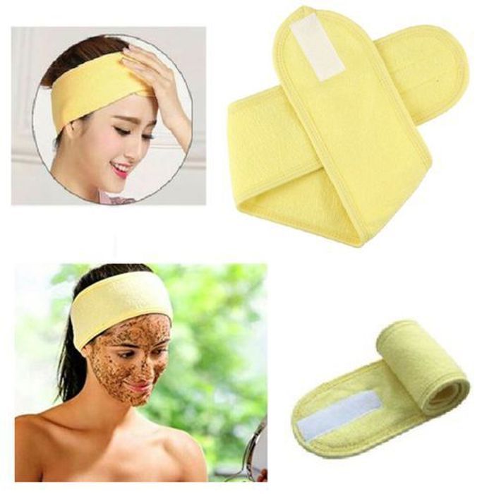 Bandeau de cheveux ajustable pour une tenue parfaite pendant le maquillage