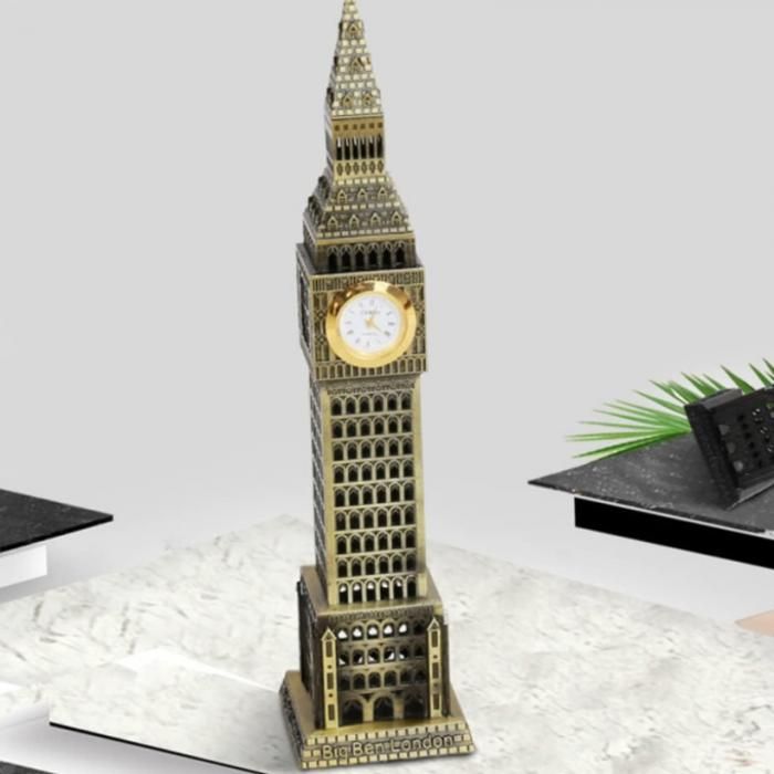 Statue - Big Ben - Métal - 24 cm - Bronze