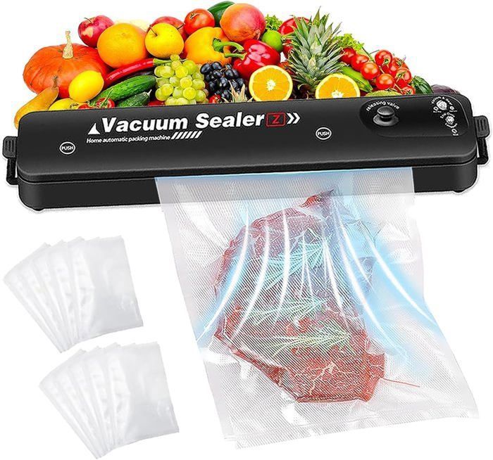 Machine sous vide - GENERIC - Compacte - 90W - Modes de vide + scellage - Largeur 28 cm