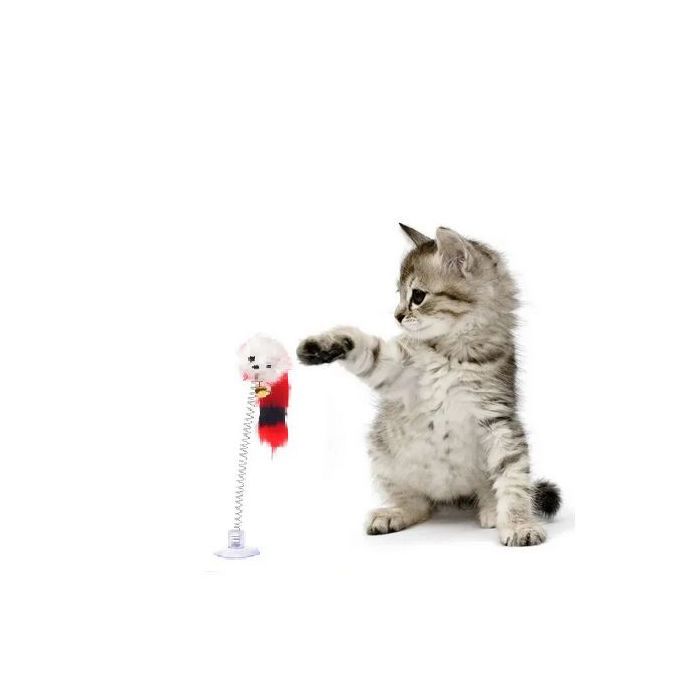 Jouet en forme de souris avec mini cloche pour animal de compagnie, attrape-chat