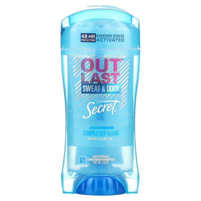Déodorant - SECRET - Outlast - Gel transparent - 48 heures - Sans sels d'aluminium