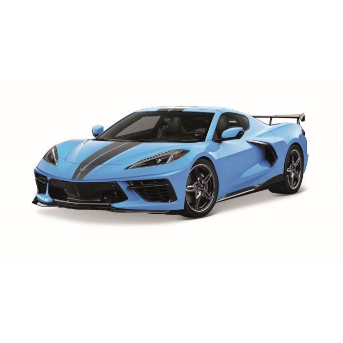 Miniatures montées - Maisto - Chevrolet Corvette Stingr - 1/18 - Bleu - Berline & Coupé