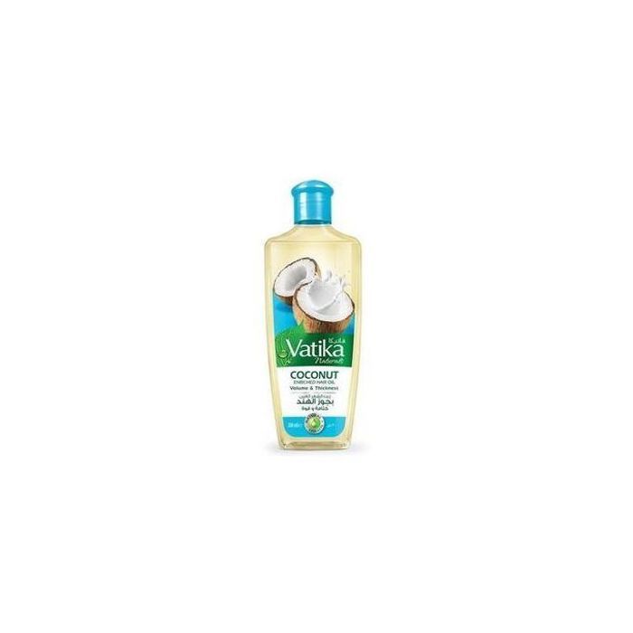 Huile capillaire - VATIKA - Noix de coco - 200 ml - Hydratant - Tous types de cheveux