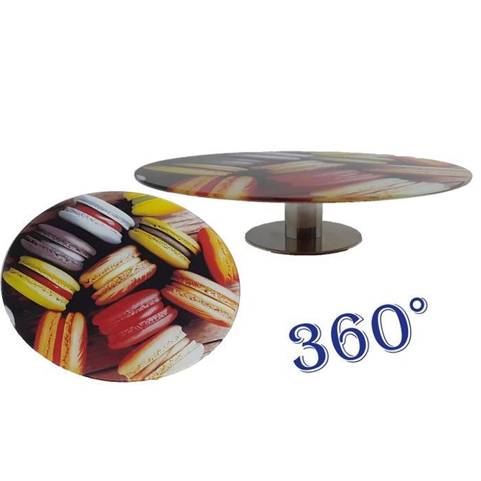 Plateau tournant de gâteau, plateau tournant de décoration de gâteau