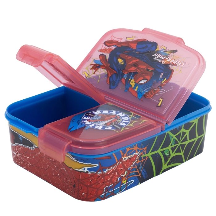Boîte à Goûter Multicompartment Spiderman XL