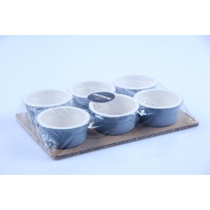 6 ramequins 9x5cm