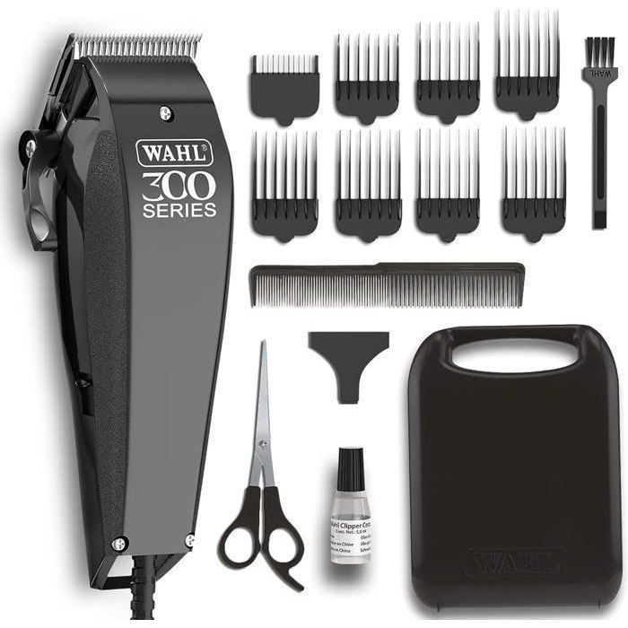 Wahl Home 300 Series Hair Cutting Kit – Kit Complet de Tondeuse à Cheveux pour Homme