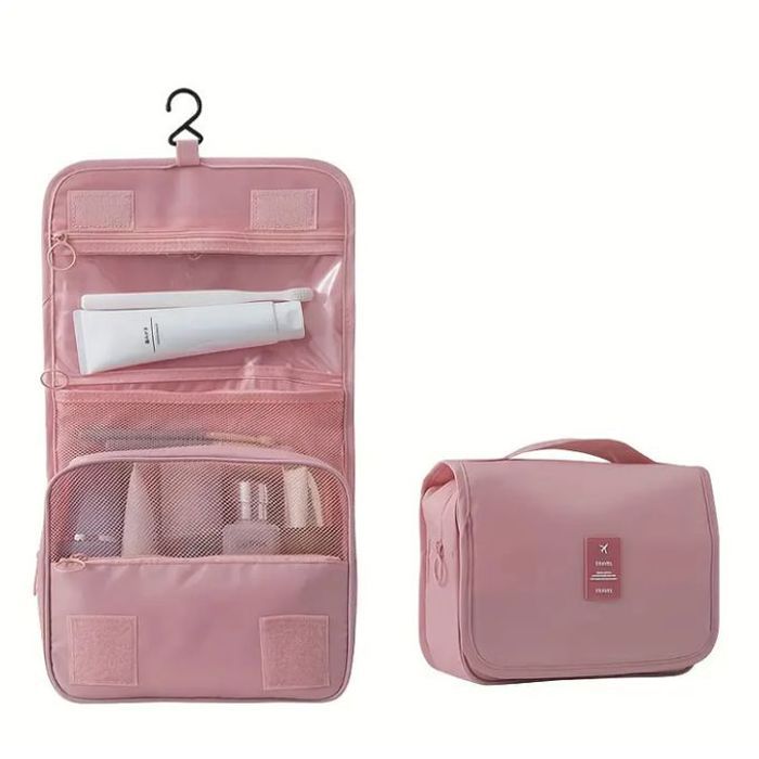 Trousse de Maquillage de Voyage - Étanche - Pour Femmes - Rose
