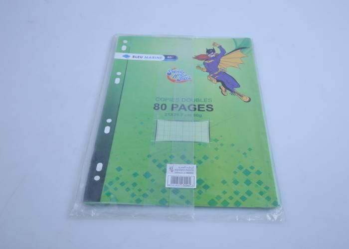 Feuilles Doubles - Non spécifié - 21x29,7 cm - Couleur Verte - 96 Papiers - 60g