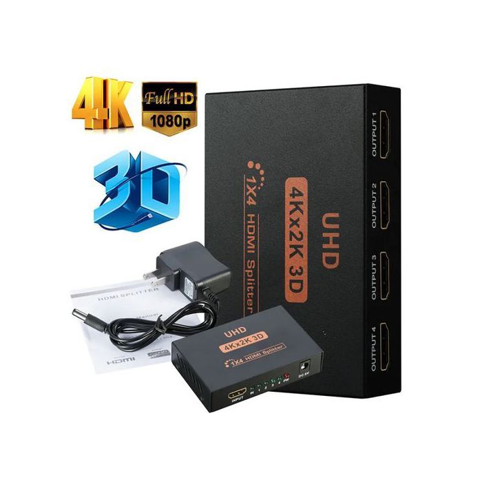 Splitter HDMI 4K 3D 1 In 4 Out Video (4 ports)