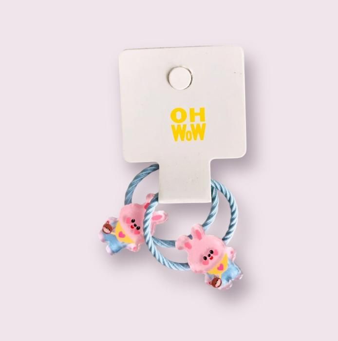 Cartoon girl children's rubber band-2pcs