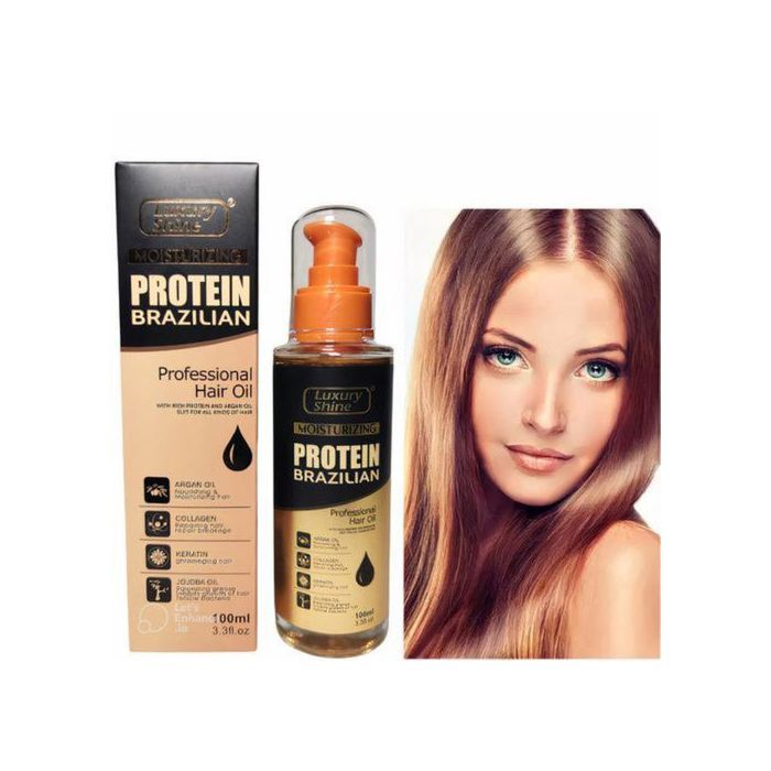 luxury shine Serum oil protein brazilian professionnel 100ml, Hair Treatment