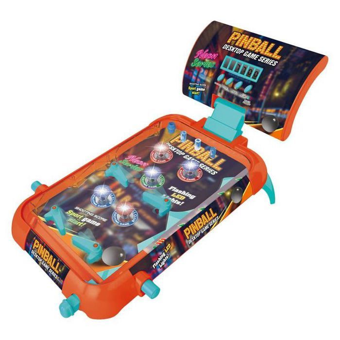 Jeu de Flipper Pinball - BLD TOYS - Mini Flipper - Multicolore - 53.5x26x19 cm - Pour enfants à partir de 3 ans