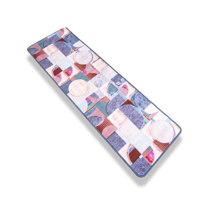 Tapis de cuisine - A3 HOME - 57x180 - Multicouleur - Antidérapant - Lavable en machine