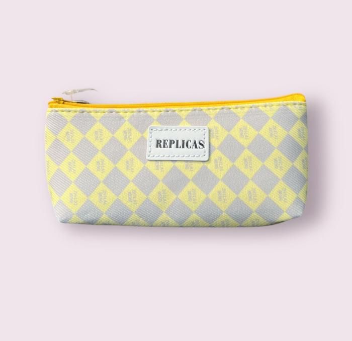 Color square plaid pencil case-A style - 2