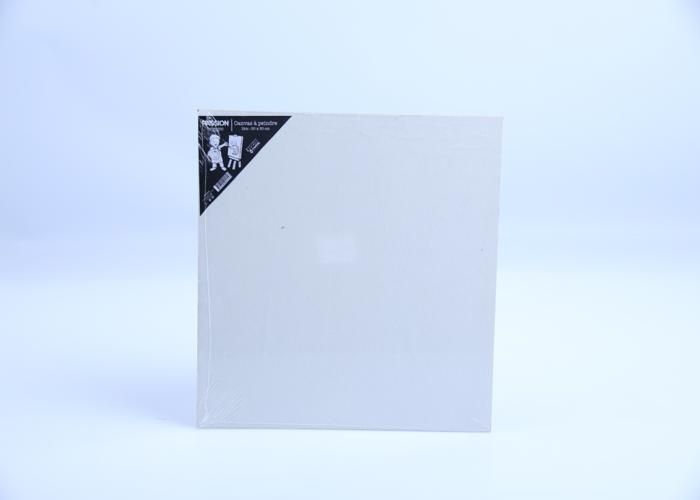 Canvas à Peindre - PASSION - 30x30cm - Blanc - Idéal pour Artistes - Surface de Haute Qualité