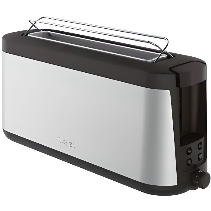 Grille-pain Tefal Element TL430811 - 1 emplacement - 7 niveaux de dorage - dégivrage - acier inoxydable