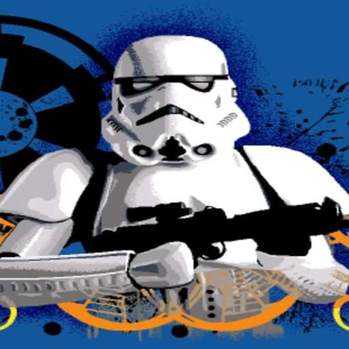 Tapis Enfant - Walt Disney - WARS 03 - Synthétique - Basse - Résistant aux taches