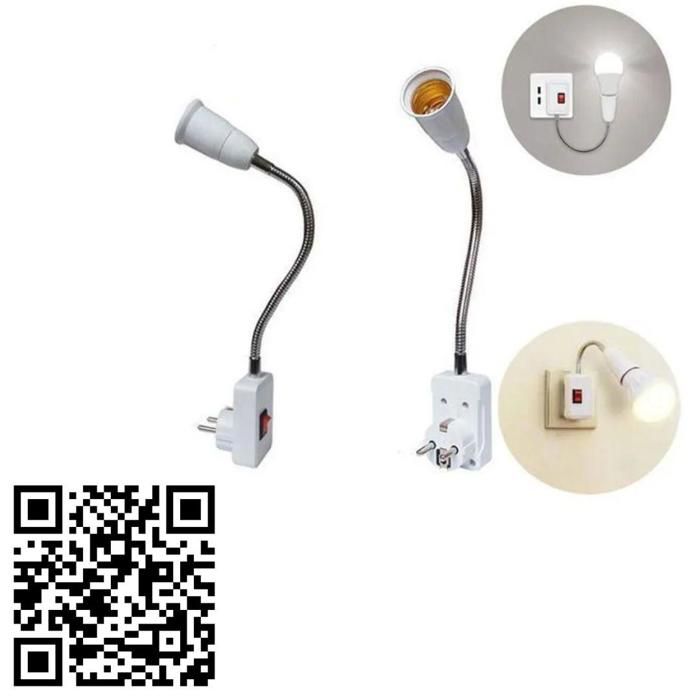 Adaptateur douille avec interrupteur pour ampoule, pratique pour la maison