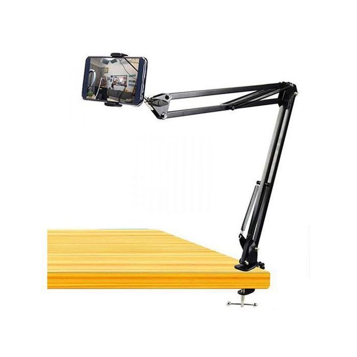 Support bras de microphone et support téléphone et tablette sur une pérche flexible - stand