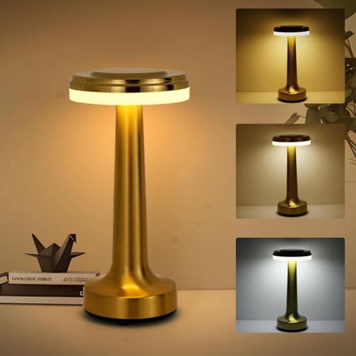 Lampe de table - Non spécifié - Sans fil USB - Variateur tactile - Design moderne - 5W LED
