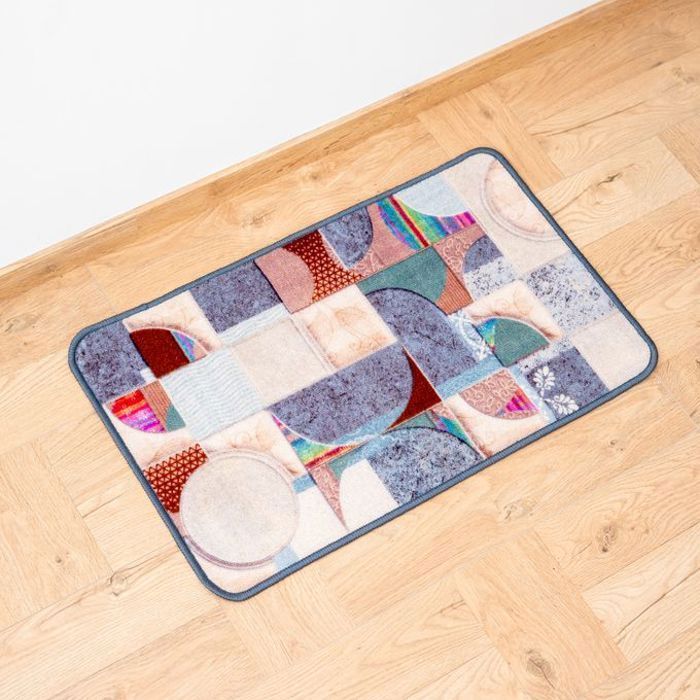 Tapis cuisine digital haute qualité 50x80 - gris
