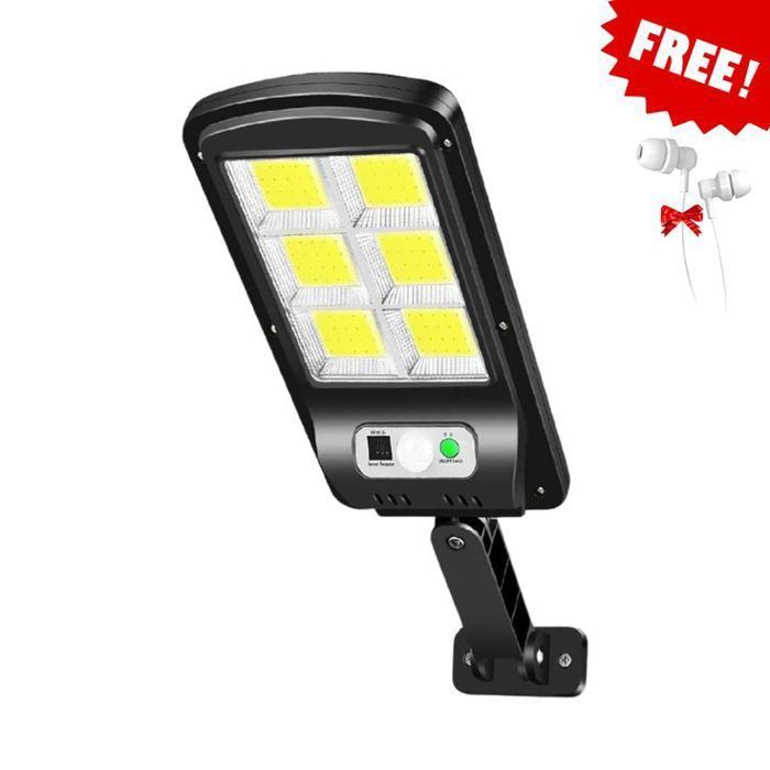 Lampe Solaire avec Dispositif de Contrôle de la Lumière, Avec écouteur Gratuit