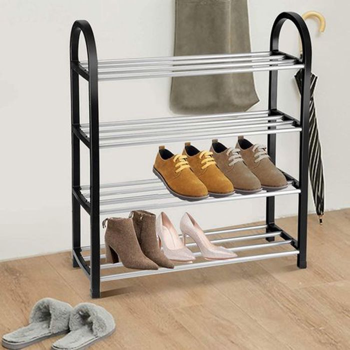 Armoire de Rangement des Chaussures - Multifonction 4 Étagères