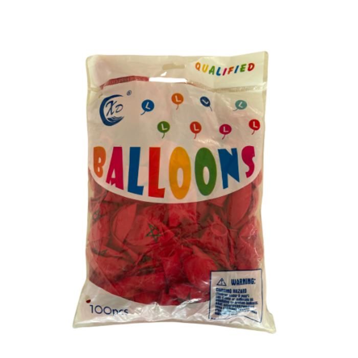 Pack de 100 balons - DIMA MAROC - Football CAN - Couleurs du Maroc - Mixte - Rouge